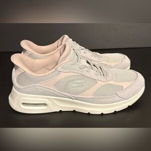 Skechers Skech-Air Court Slip-Ins Natural Pink Women Casual Shoes Size 9